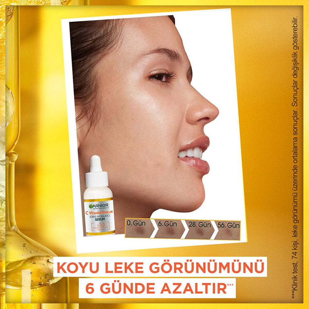 Garnier C Vitamini Parlak Süper Aydınlatıcı Serum - Brightening Face Serum for Even Skin Tone - view 4