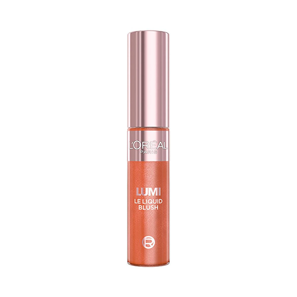 Loreal Paris Lumi Blush Likit Allik 627 Glowy Warm Peach - Liquid Blush for Natural-Looking Makeup, Suitable for - Blush