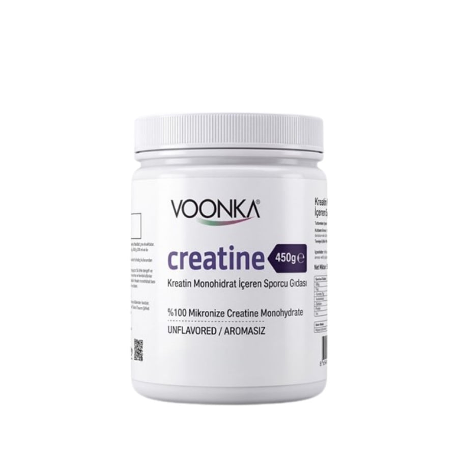 Voonka Creatine Monohydrate Powder Unflavored Support 450g
