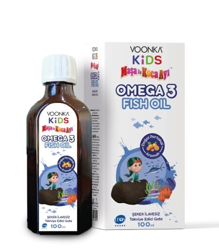Voonka Kids Masha and the Bear Omega 3 Fish Oil Liquid 100ml