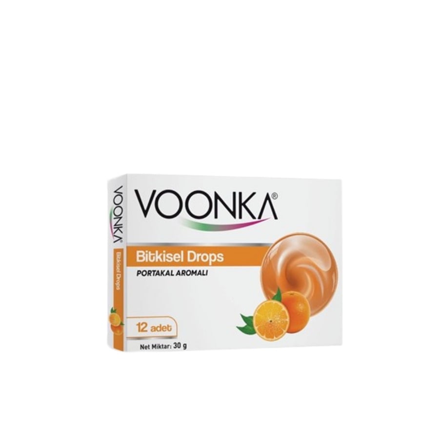Voonka Orange Vitamin C Herbal Drops 12 Count