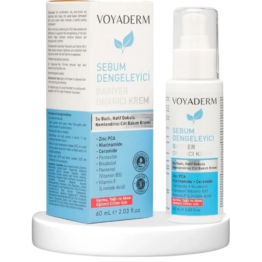 Voyaderm Sebum Balancing Barrier Support Face Cream 60 ml