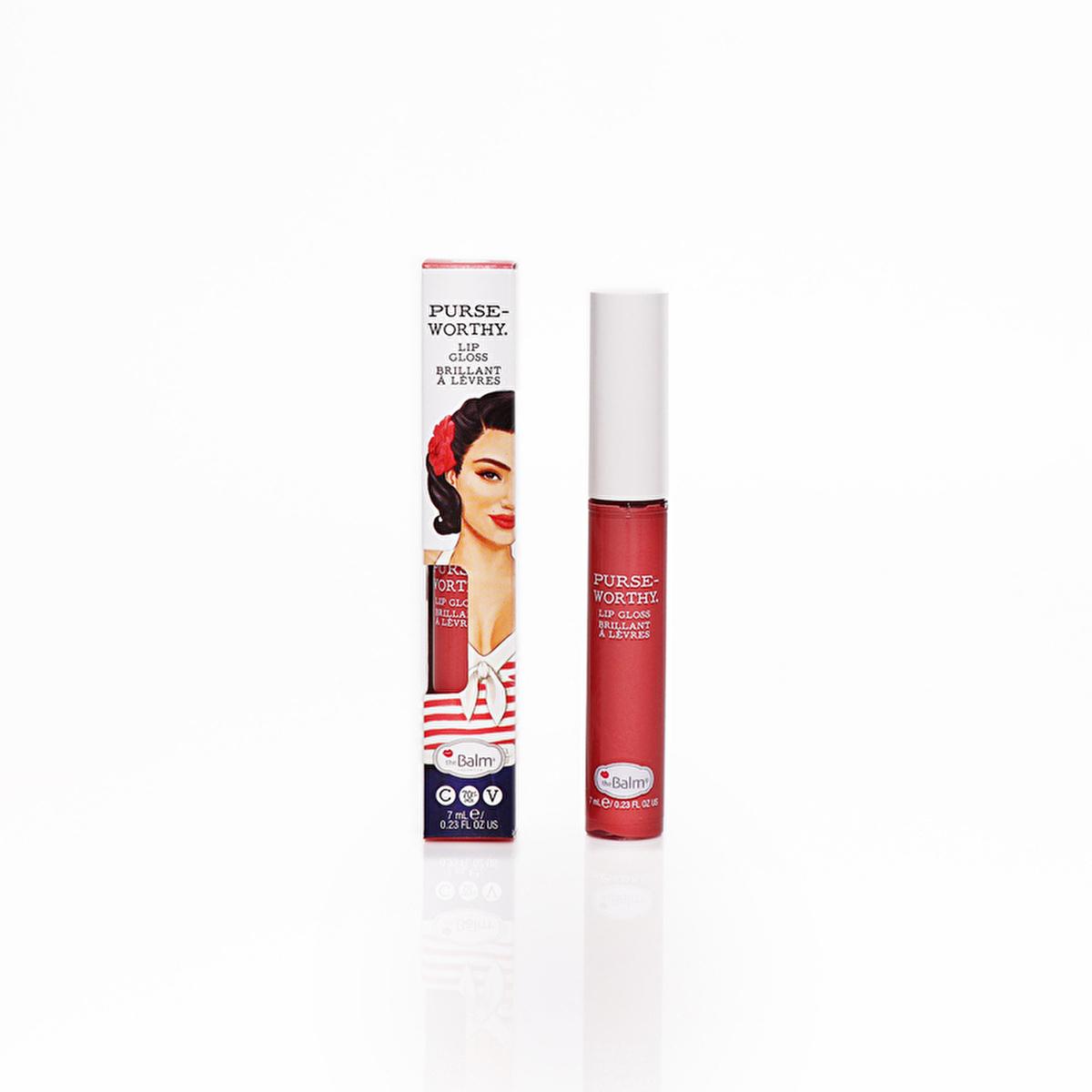 theBalm Purseworthy Lip Gloss - Moisturizing, Non-Sticky, Shiny Finish theBalm Purseworthy Lip Gloss - Moist & Shiny Lip Gloss, Moisturizing Lip Gloss, Non-Sticky Lip Gloss, Shiny Lip Finish, theBalm Purseworthy, Cosmetic, Lip Care, Beauty Products, Makeup, Glossy Lips, Lip Moisturizer, Cosmetics for Lips, theBalm Cosmetics, Purseworthy Lip Gloss
