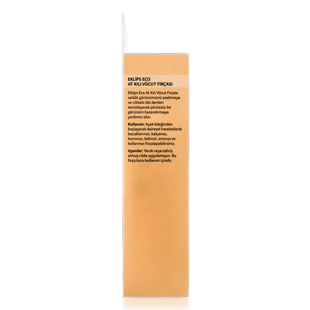 Eklips Eco Natural Bristle Body Brush for Dry Brushing & Cellulite Reduction - Gentle Exfoliating Brush for Smooth - view 4