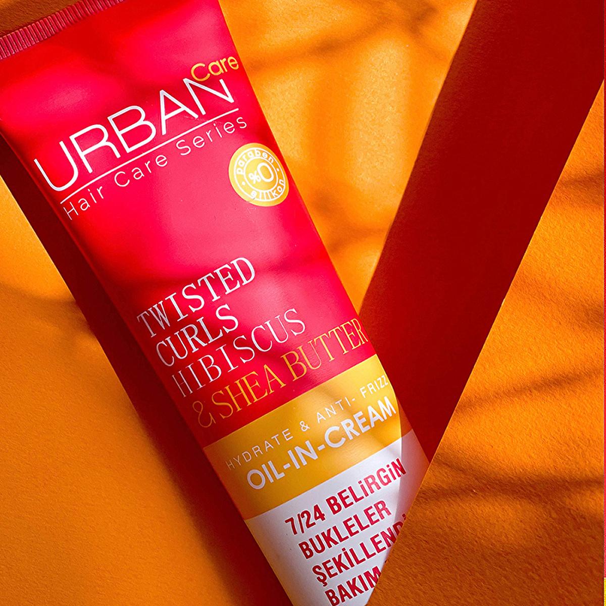 Urban Care Twisted Curls: Hibiscus & Shea Butter Curl Defining Cream - Frizz Control, Intense Moisture, Silicone & Paraben Free - 5.92 fl oz Urban Care Curl Cream: Define Curls, Control Frizz - [Size] curl defining cream, frizz control hair product, hibiscus hair care, shea butter hair cream, curly hair moisturizer, wavy hair product, silicone free curl cream, paraben free hair care, hair care product, curly hair, wavy hair, frizz control, curl definition, hibiscus extract, shea butter, UV filter, silicone-
