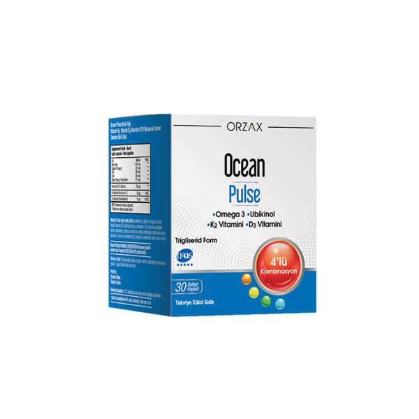 Ocean Pulse: Fish Oil Supplement with Vitamin K2 & D3 + CoQ10 - Support Heart, Bone & Immune Health - 30 Softgels Ocean Pulse: Fish Oil, Vit K2, D3 & CoQ10 - Heart, Bone & Immune Support Fish Oil Supplement, Vitamin K2, Vitamin D3, Coenzyme Q10, Omega-3 Fatty Acids, Heart Health Supplement, Bone Health Supplement, Ocean Pulse Supplement, Ubiquinol Supplement, Vitamin D Supplement, dietary supplements, cardiovascular health, bone health, immune support, softgel capsules, healthy lifestyle, omega 3, vitamin k