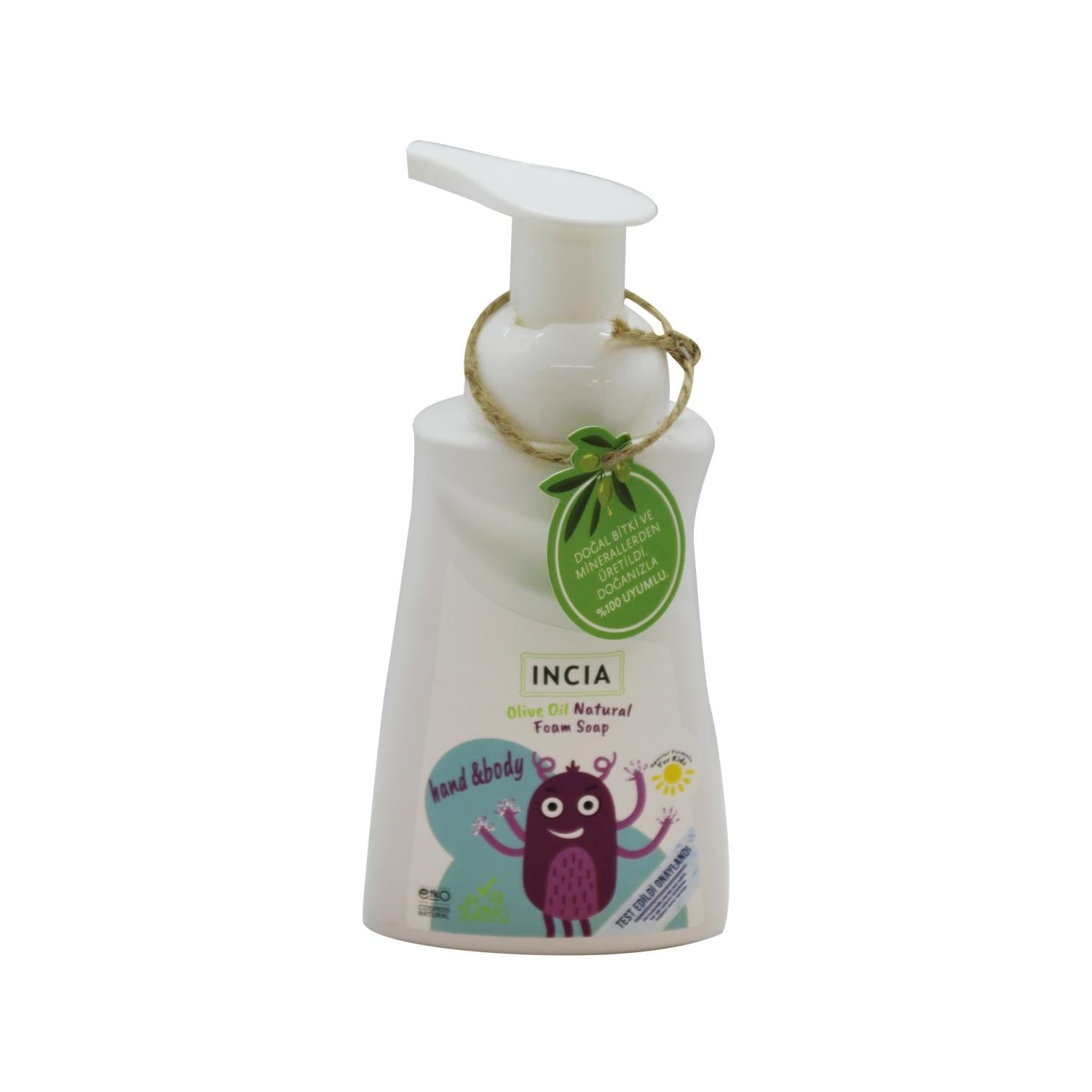 Incia Natural Foaming Soap for Children - Gentle, Paraben-Free, Olive Oil Based - 6.76 fl oz - image 6