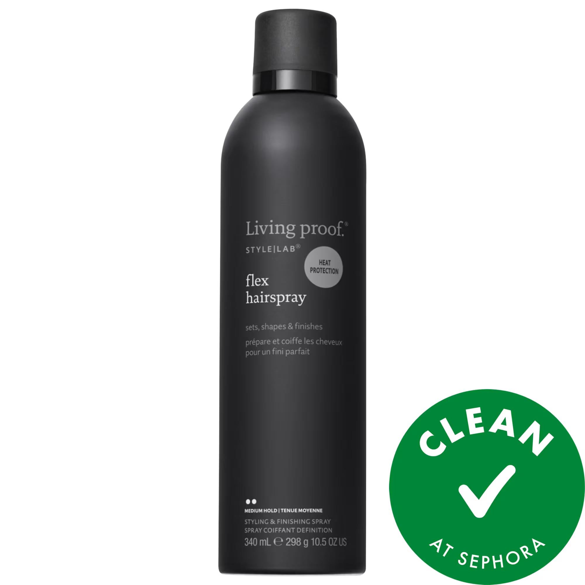 Style Lab Flex Hairspray - Medium Hold, Heat Protection, Vegan & Cruelty-Free Styling for All Hair Types Style Lab Flex Hairspray - Vegan, Medium Hold Hairspray hairspray, medium hold, flexible hold, heat protection, vegan hair care, cruelty-free hair products, gluten-free hair spray, sulfate-free hair spray, styling products for curly hair, styling products for coily hair, hair styling, hair care, clean beauty, natural ingredients