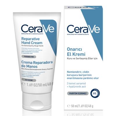 cerave repairing hand cream 50ml, moisturizing hand cream for dry hands, cerave hand cream product image CeraVe Repairing Hand Cream - Moisturizing Formula | 50ml CeraVe Repairing Hand Cream - Moisturizing Formula | 50ml hand-cream, moisturizing-cream, cerave, dry-hands, cracked-hands, sensitive-skin, hypoallergenic, dermatologist-tested, fragrance-free, ai-generated