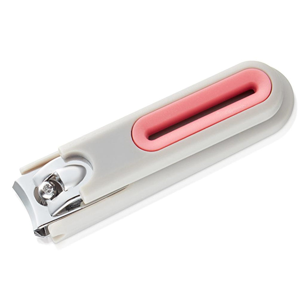 Eklips Small Grey Plastic Nail Clipper - Compact Travel Size