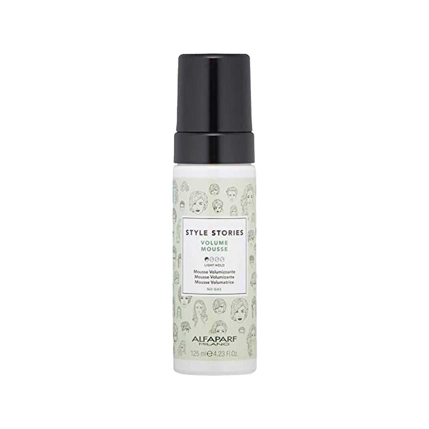 Alfaparf Style Stories Volumizing Hair Styling Mousse for Fine Hair - 125ml Alfaparf Volumizing Hair Mousse for Fine Hair hair styling mousse, volumizing hair product, fine hair care, Alfaparf Style Stories, hair volume spray, hair care, styling products, volumizing mousse, fine hair solutions, hair texture enhancer, professional hair care, non-greasy hold, lightweight styling