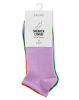 Eklips Unisex Colorful Sports Sneaker Socks 3-Pack