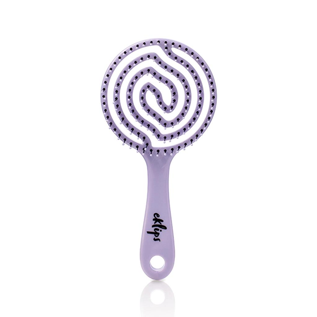 Eklips 3D Detangling Hair Brush Lilac for Smooth Styling