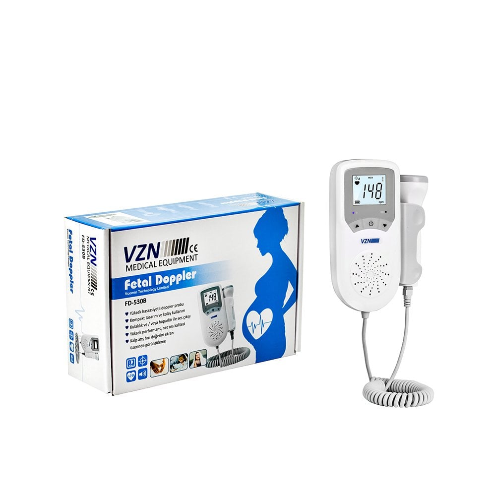Vzn Fetal Doppler FD-530B Handheld Heart Rate Monitor