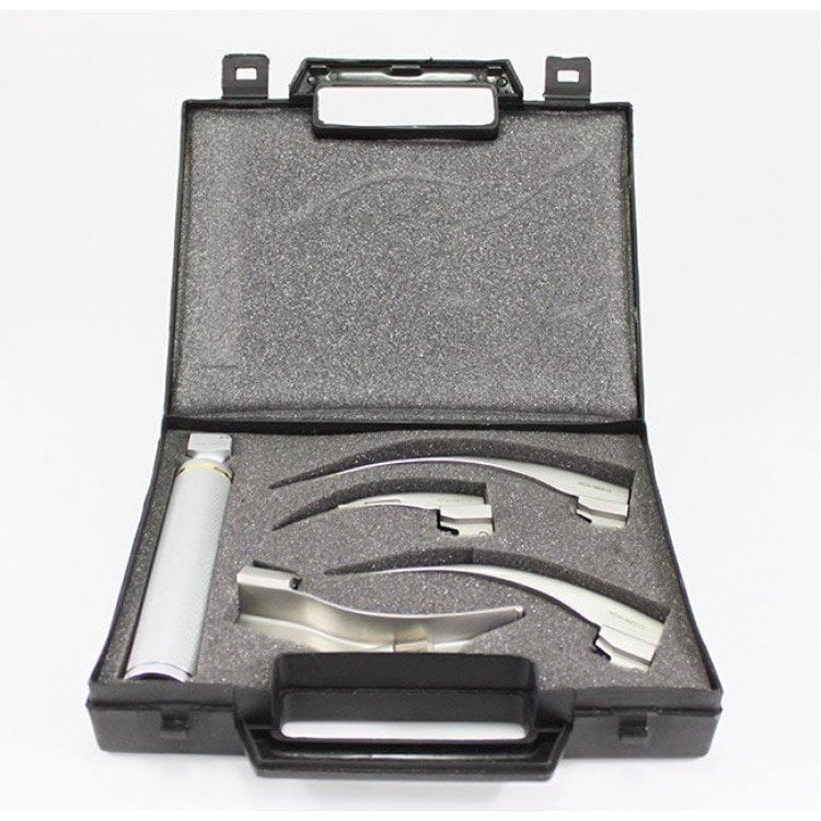 Vzn Macintosh Laryngoscope Set with 3 Blades Sizes 1-2-3
