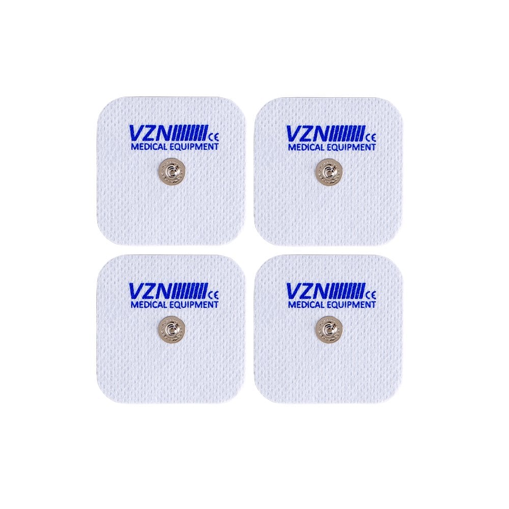 Vzn TENS Device Replacement Electrode Pads Self-Adhesive 5x5cm
