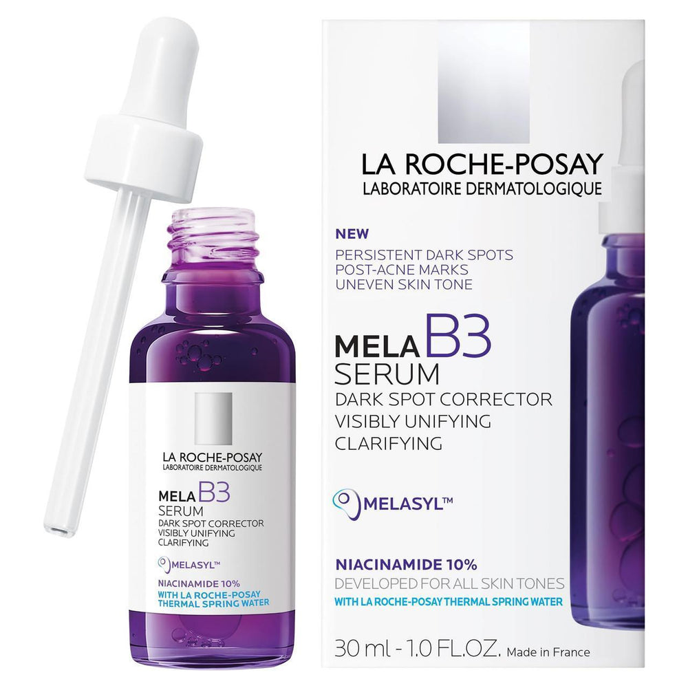 La Roche Posay Anti-Dark Spot Serum Mela B3 10 - 30ml, Dermatologically Tested Skincare for Hyperpigmentation - Face Serum