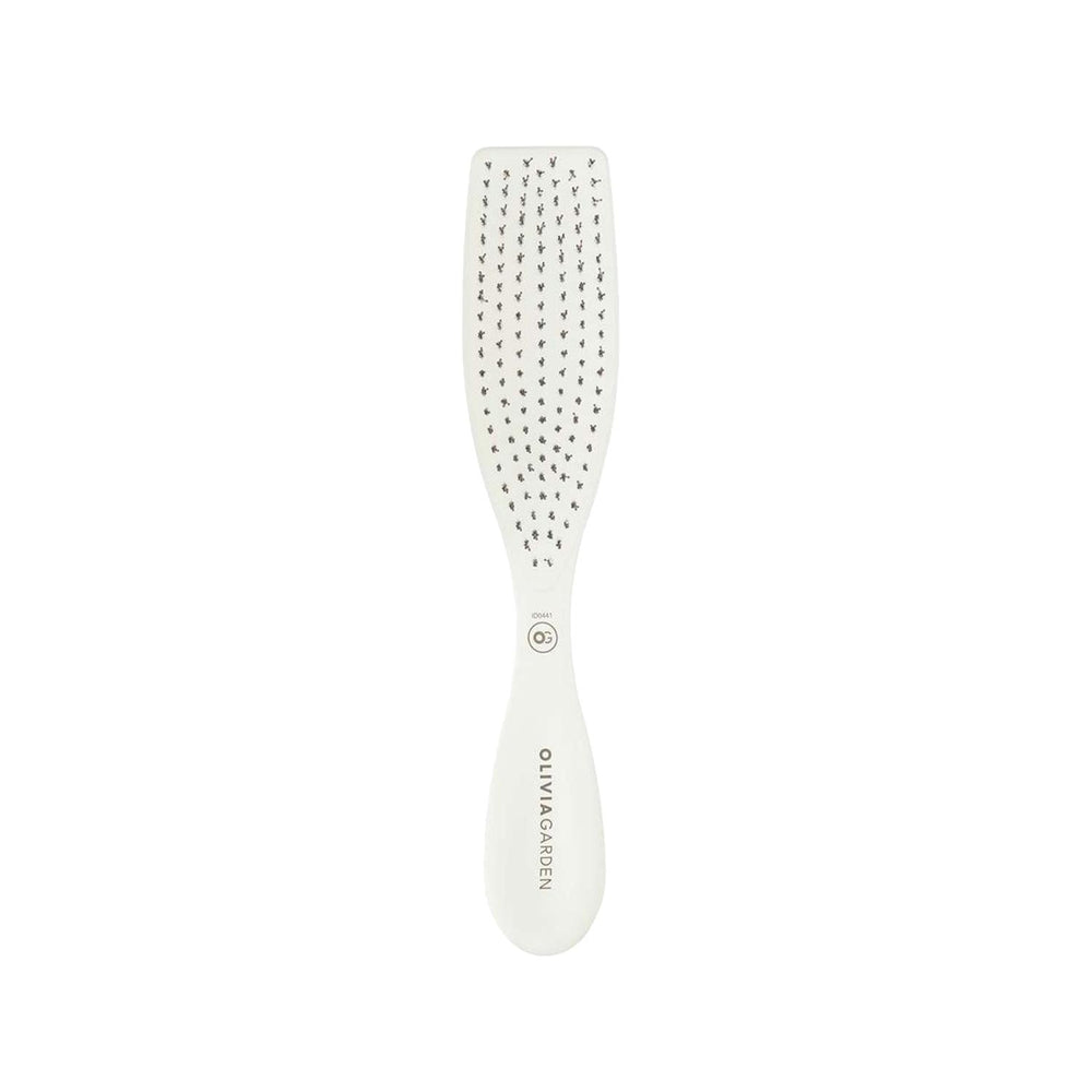 Olivia Garden Essential Style Wet Fine Hair Bristles Ice White Hair Brush for Gentle Detangling and Styling Olivia Garden Essential Style Hair Brush for Fine/Wet Hair hair brush, fine hair brush, wet hair brush, Olivia Garden hair brush, Ice White hair brush, gentle detangling, hair care, styling, professional hair care, Essential Style series, high-quality hair brush