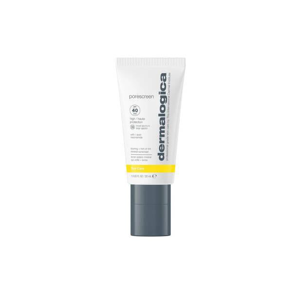 Dermalogica Porescreen SPF 40 Sunscreen: Minimize Pores, Protect & Hydrate. Broad Spectrum Sun Care for All Skin Tones - Vitamin E & Niacinamide Dermalogica SPF 40 Sunscreen: Pore Minimizing & Broad Spectrum Dermalogica sunscreen, SPF 40 sunscreen, Pore minimizing sunscreen, Sunscreen for oily skin, Broad spectrum sunscreen, Vitamin E sunscreen, Sunscreen for all skin tones, Lightweight sunscreen, Sun care, Niacinamide sunscreen, sunscreen, oily skin, combination skin, makeup primer, vitamins, botanical ext