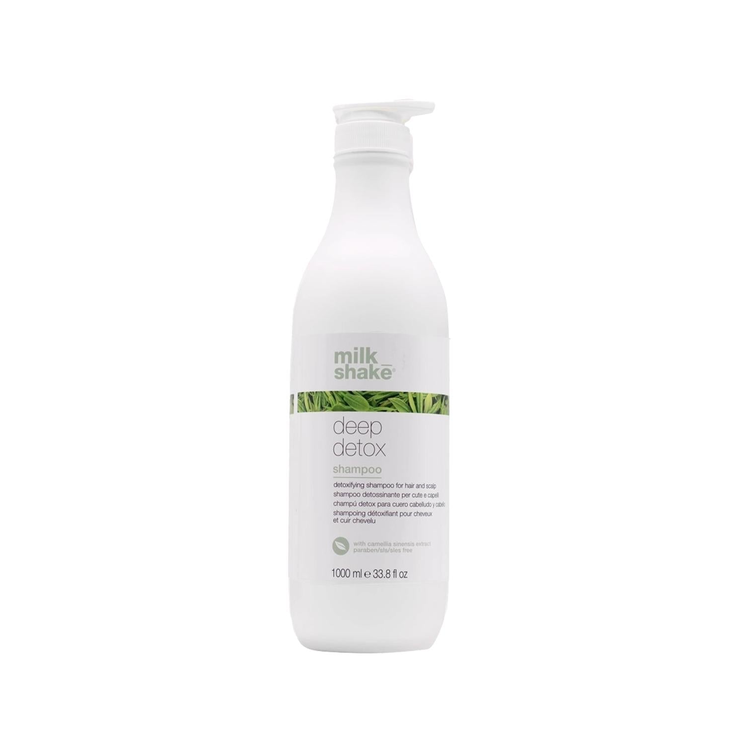 milk_shake Deep Detox Shampoo - 1000ml Large Volume, Detoxifying Hair Care for All Hair Types Deep Detox Shampoo by milk_shake - 1000ml Deep Detox Shampoo, Detoxifying Hair Care, milk_shake Shampoo, Large Volume Shampoo, Arındırıcı Şampuan, Hair Detox, Scalp Health, Detoxifying Shampoo, Hair Care, Shampoo, milk_shake, 1000ml, Large Volume