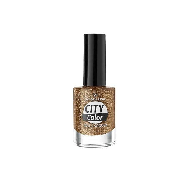 Golden Rose City Color Glitter Nail Lacquer No:107 10.2ml