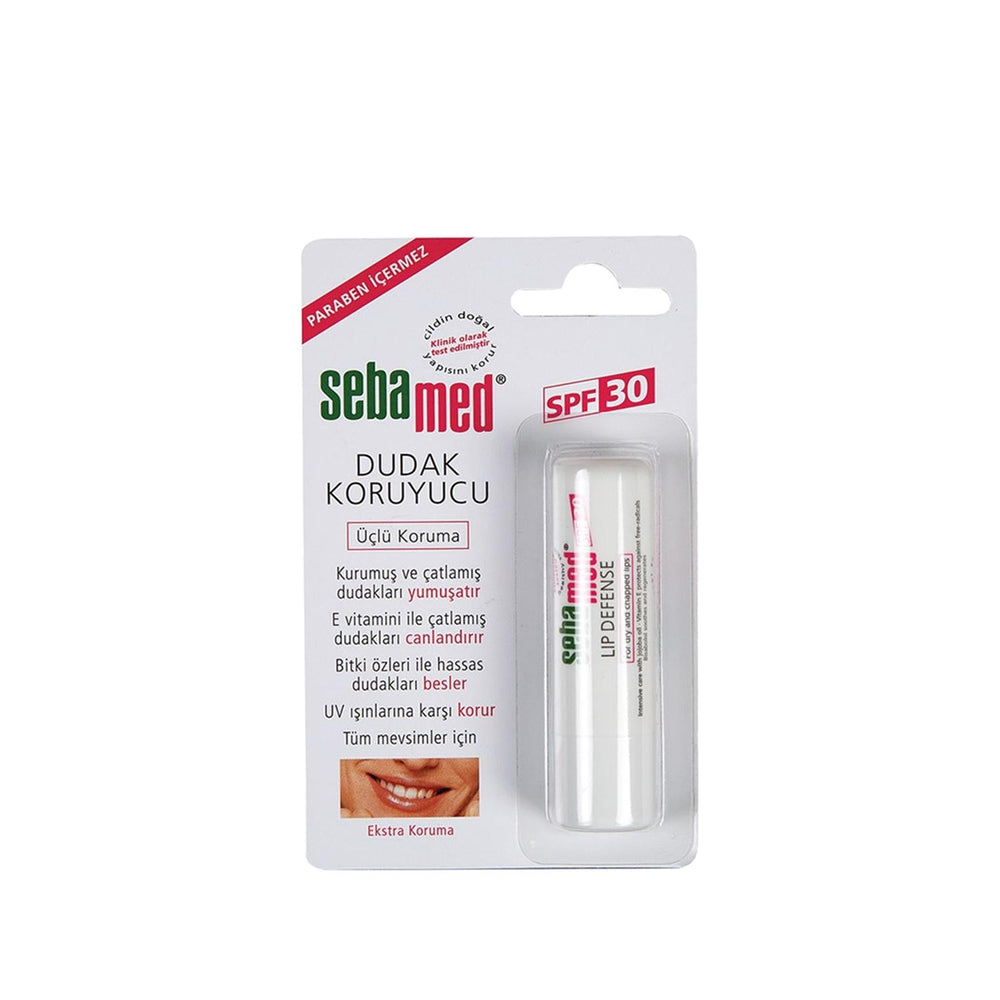 Sebamed Lip Care - SPF 30 Triple Action Lip Balm for Dry Lips, Dermatologically Tested, 4.8g Sebamed SPF 30 Lip Balm - Moisturizing & Protection Lip balm with SPF, Sebamed lip care, SPF 30 lip protection, Moisturizing lip balm, Dermatologically tested lip care, Lip care products, Sun protection for lips, Dry lip relief, Travel-friendly lip balm
