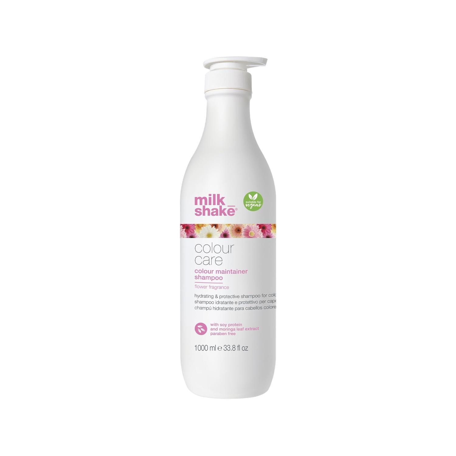 milk_shake Moisturizing Shampoo for Color-Treated Hair - Colour Care Colour Maintainer, 1000ml Moisturizing Shampoo for Color-Treated Hair | milk_shake moisturizing shampoo, color-treated hair care, colour maintainer shampoo, milk_shake shampoo, hydrating hair shampoo, hair care, color protection, nourishing shampoo, colour care, 1000ml shampoo