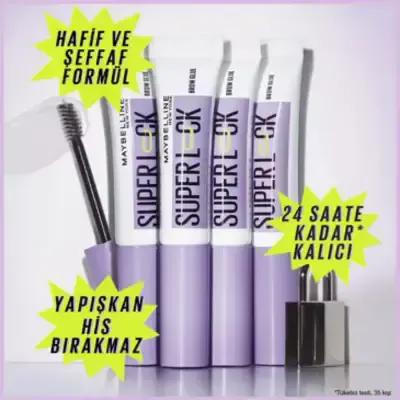 Maybelline New York Super Lock Brow Glue: Long-Lasting Eyebrow Mascara for Shaping, Setting & Styling - Clear, Waterproof, 7ml Maybelline Brow Glue: Shape & Set Eyebrows - Long Lasting! eyebrow mascara, brow glue, eyebrow setting gel, clear brow mascara, waterproof eyebrow gel, long-lasting brow gel, eyebrow shaper, eyebrow styling mascara, eyebrow, mascara, brow gel, clear mascara, waterproof gel, long-lasting gel, eyebrow styling, brow shaping, makeup, cosmetics, beauty, personal care, grooming, eyebrow d