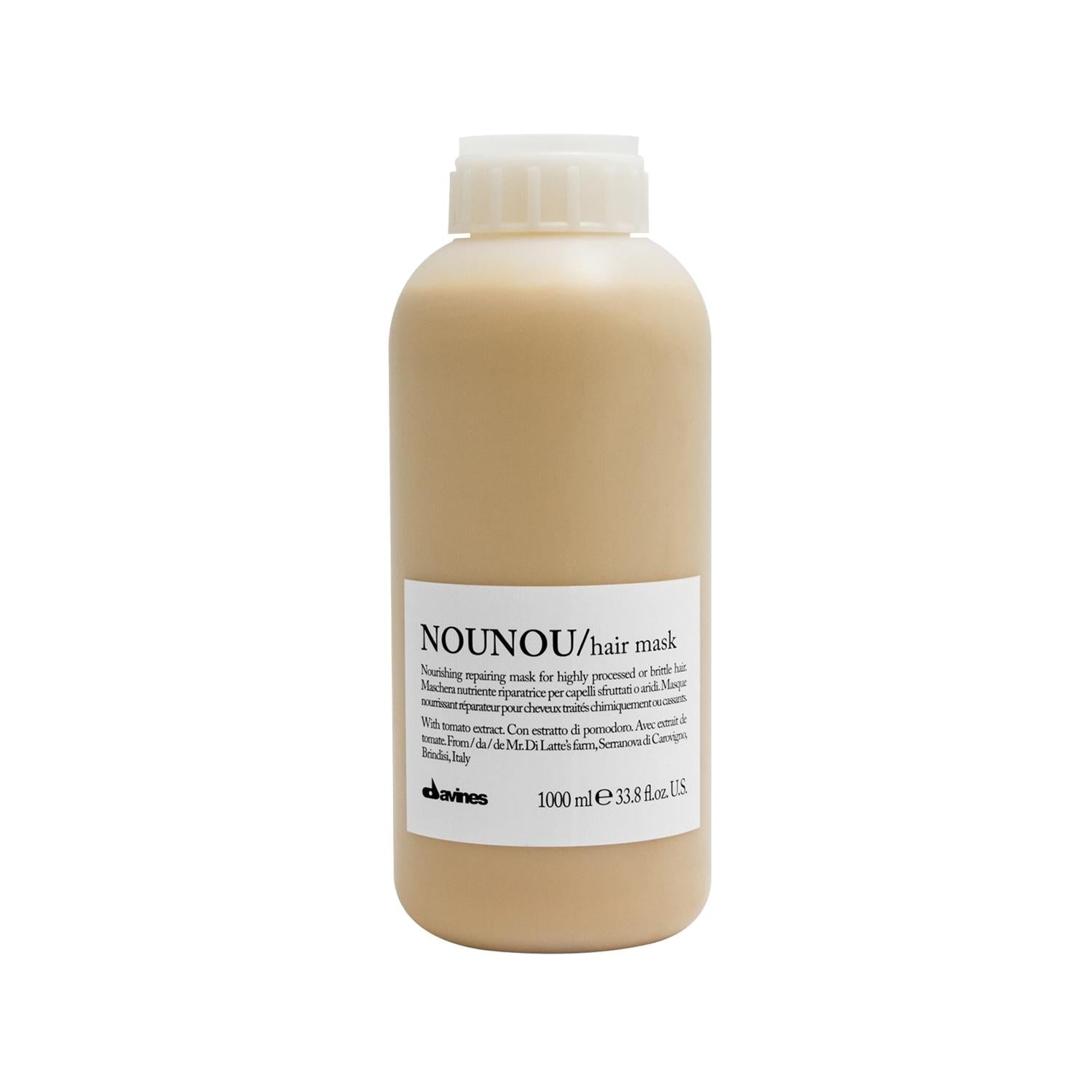 Davines Nounou Besleyici ve Koruyucu Bakım Maskesi 1000 ml - Nourishing & Protective Hair Mask for Dry/Damaged Hair Davines Nounou 1000ml Hair Mask for Dry/Damaged Hair hair care mask, nourishing hair mask, protective hair mask, Davines Nounou, 1000 ml hair mask, hair nourishment, hair protection, dry hair solution, damaged hair repair, hair care routine, large capacity hair mask, moisturizing hair mask, conditioning hair mask, versatile hair care, long-lasting hair mask