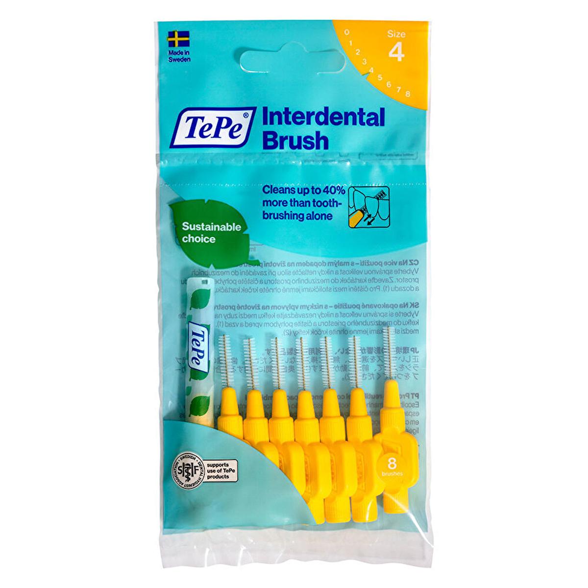 tepe interdental brush 0.7 mm yellow 8 pack, effective oral care interdental brushes Tepe Interdental Brush 0.7 mm Yellow - Effective Oral Care for Patients and Dentists | 8 Pack Tepe Interdental Brush 0.7 mm Yellow - 8 Pack tepe, interdental-brush, oral-care, dental-hygiene, gum-health, tooth-cleaning, dentist-recommended, color-coded-brushes, 8-pack, ai-generated