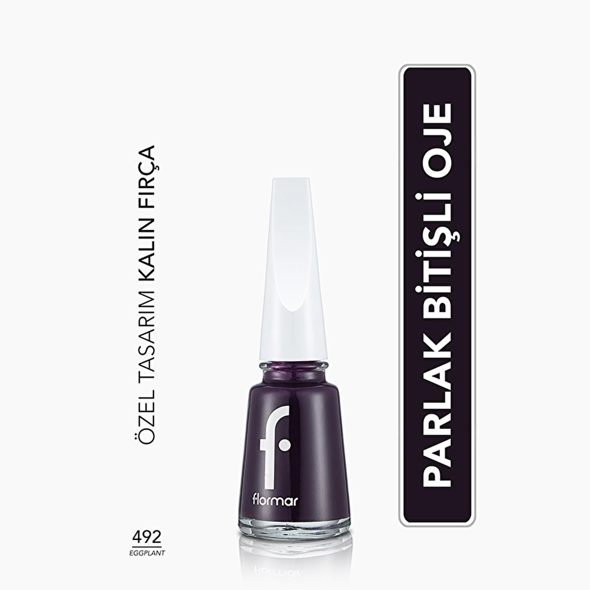 Flormar Long-lasting Nail Enamel - Yoğun Pigmentli Oje 492 Eggplant - Nail Care & Beauty Flormar Long-lasting Nail Enamel - 492 Eggplant Nail Enamel, Long-lasting Nail Polish, Nail Care, Flormar Nail Enamel, Yoğun Pigmentli Oje, Nail Beauty Products, Healthy Nail Structure, Vibrant Nail Color, Nail Health, Cosmetic, Beauty, Nail Care Products, Long-lasting Nail Color, Nail Polish, Flormar, Eggplant, 492 Eggplant