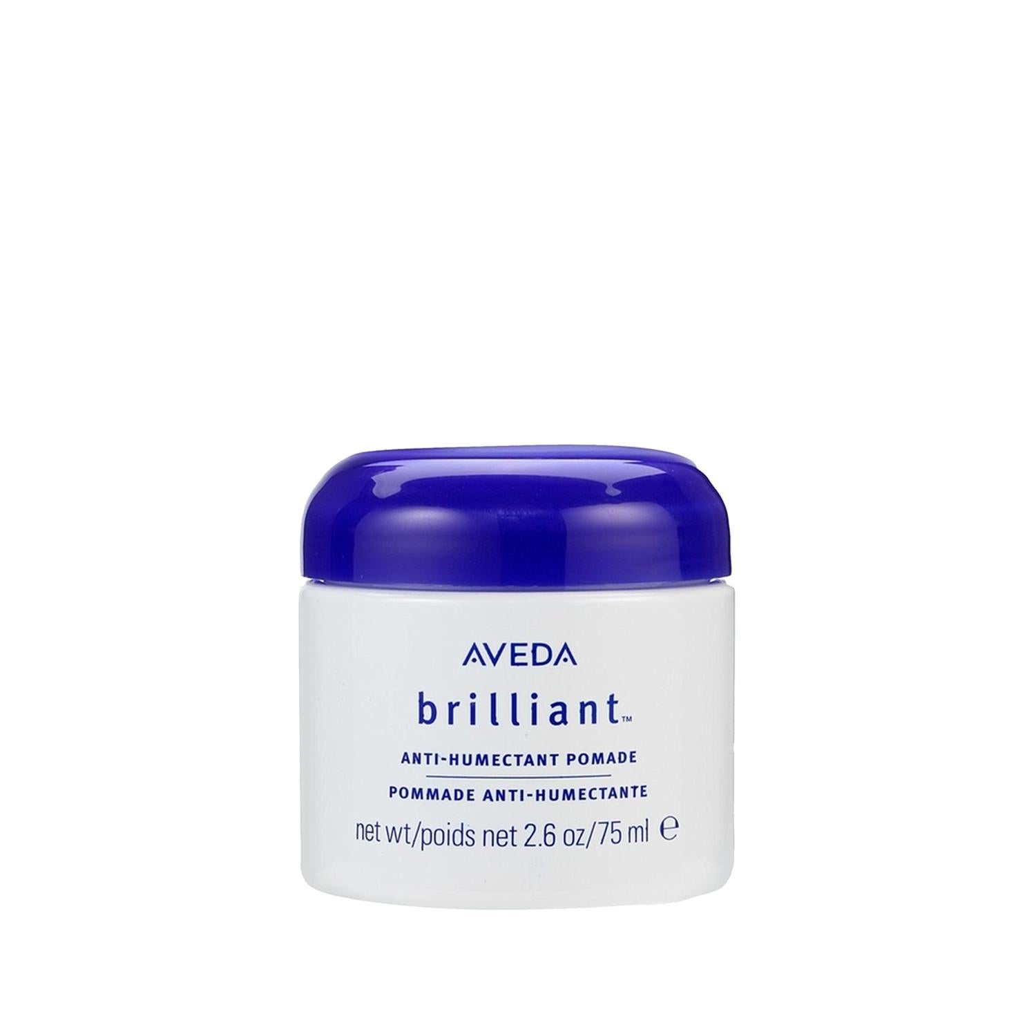 Aveda Brilliant Anti-Humectant Hair Pomade for Frizz Control & Humidity Resistance - 75ml Aveda Anti-Humectant Pomade for Frizz Control anti-humectant hair pomade, frizz control hair product, Aveda Brilliant pomade, humidity resistant hair styling, anti-frizz hair care, hair styling products, frizzy hair solutions, humid climate hair care, natural hair care products, Aveda hair products, hair pomade for men, hair pomade for women, styling products for frizzy hair