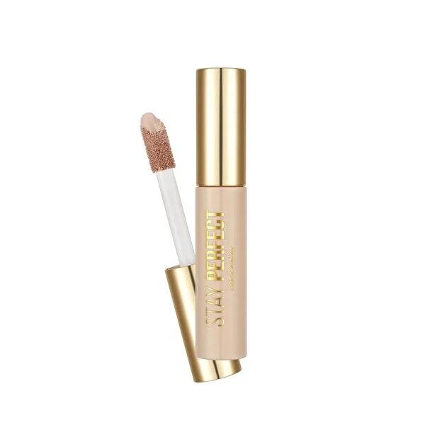 Flormar Stay Perfect Concealer - Long-Lasting, Moisturizing Liquid Concealer for Flawless Coverage Flormar Stay Perfect Concealer - Long-Lasting Coverage Flormar Stay Perfect Concealer, Liquid Concealer, Long-lasting Concealer, Moisturizing Concealer, Semi-matte Concealer, Concealer for Dark Circles, Concealer for Blemishes, Makeup for Flawless Coverage, Long-Lasting Makeup, Moisturizing Makeup, Natural Finish Concealer