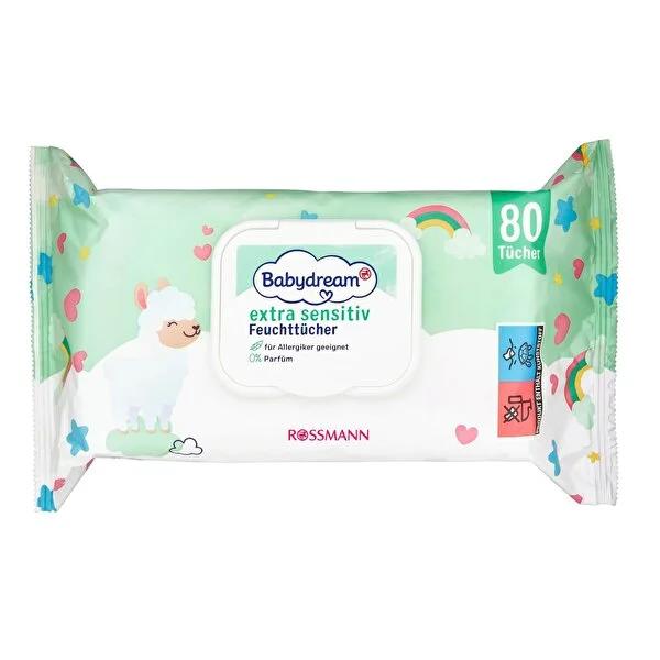 Babydream Extra Sensitive Baby Wipes - Gentle, Vegan-Friendly, 80 Count - Hypoallergenic, Dermatologically Tested Babydream Extra Sensitive Baby Wipes - Gentle & Vegan baby wipes, sensitive skin care, hypoallergenic baby products, vegan baby wipes, aloe vera baby care, dermatologically tested baby products, gentle baby care, baby skin care, eco-friendly baby products, natural baby wipes, baby essentials, new mom gifts