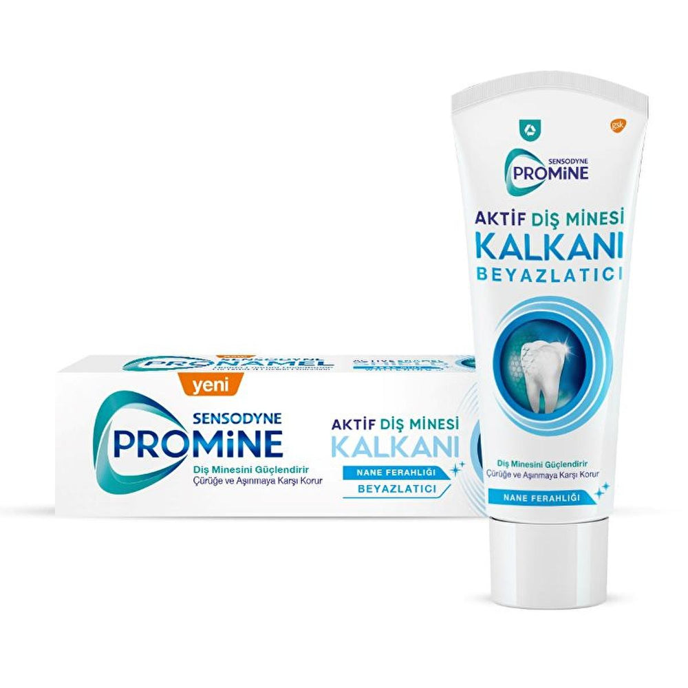 Sensodyne Promine Aktif Toothpaste - Strengthens Enamel, Whitens Teeth, 2.54 fl oz - view 2