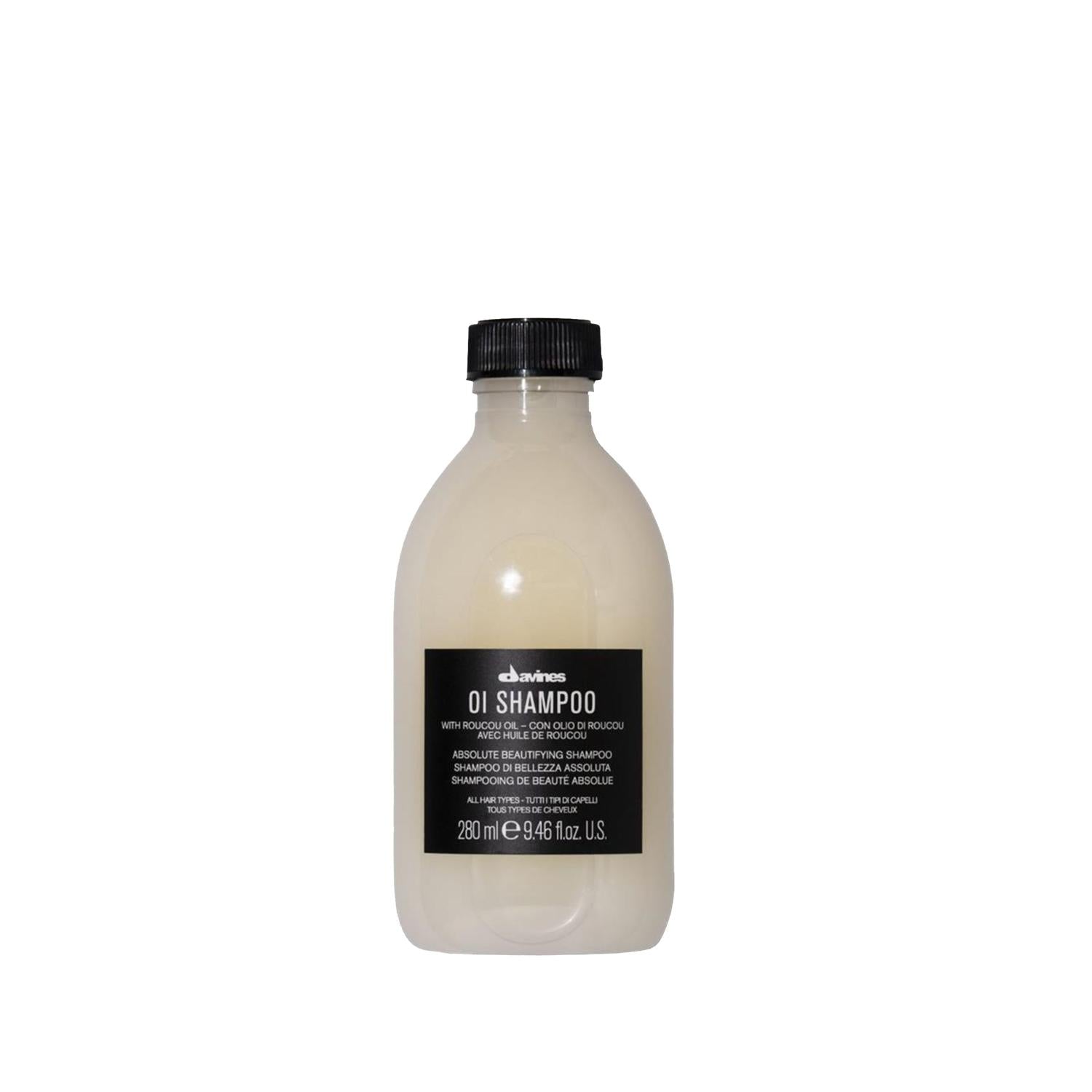 Davines Sulfate-Free Shampoo for All Hair Types - Gentle, Nourishing, 9.48 fl oz Davines Sulfate-Free Shampoo - Gentle &amp; Nourishing sulfate-free shampoo, Davines OI shampoo, gentle hair care, all hair types shampoo, sulfate-free hair care products, nourishing shampoo, daily use shampoo, sensitive scalp shampoo, color-treated hair shampoo