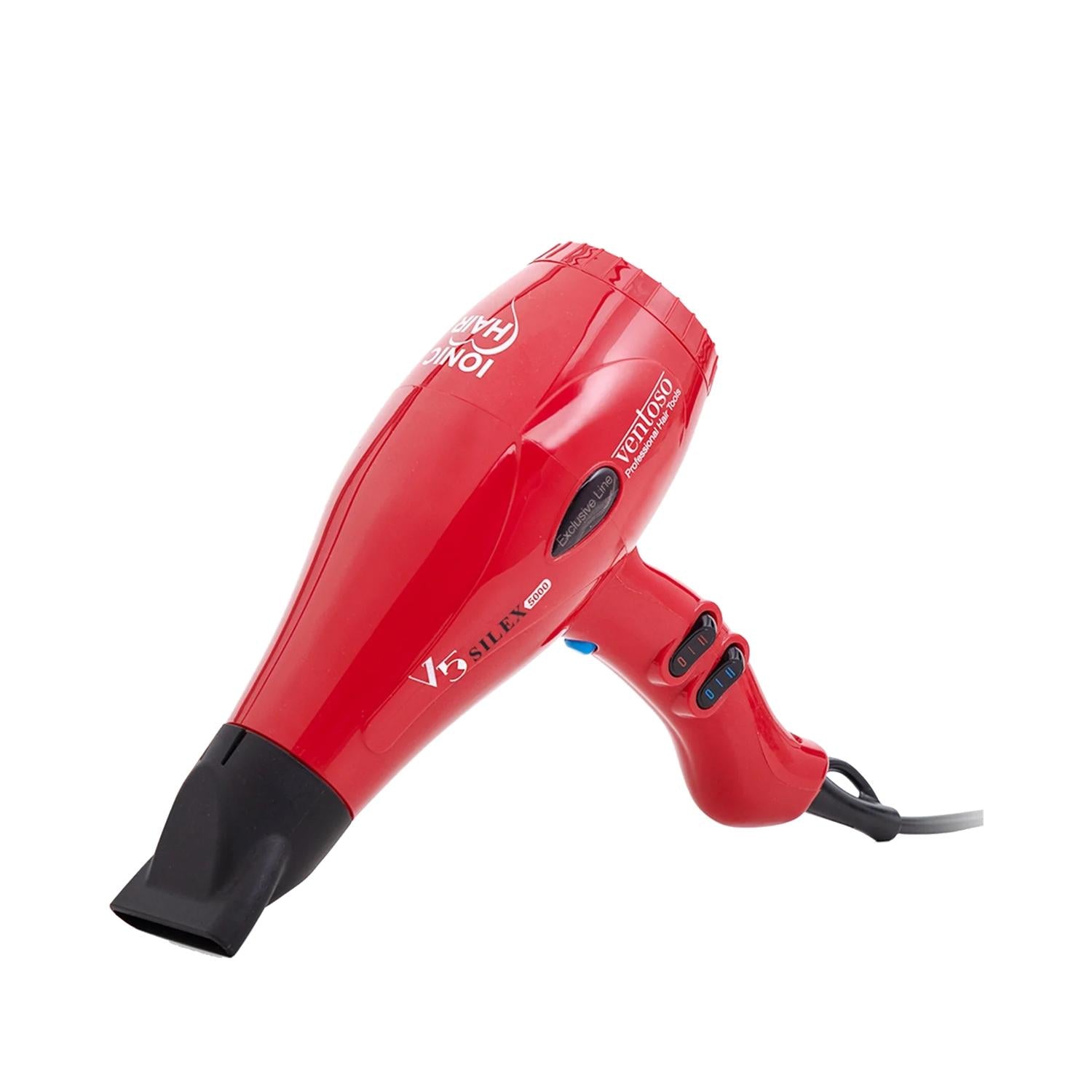 Ventoso V5 Exclusive Ionic Professional Hair Dryer Rosso 2500W