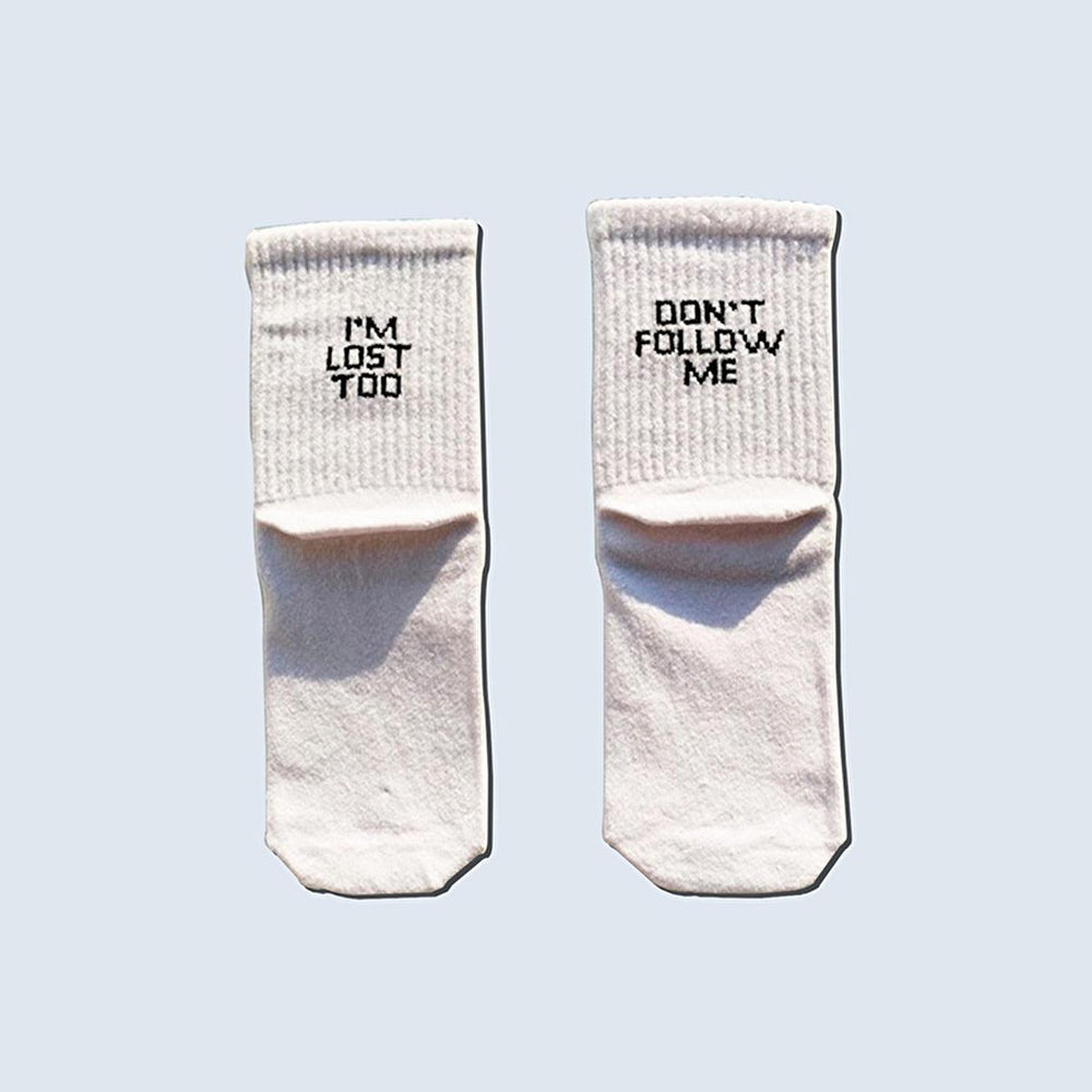 Carnaval Socks 7-Pair Slogan Design Socks Set - Comfortable Casual Socks for Fashion-Conscious Individuals - view 2
