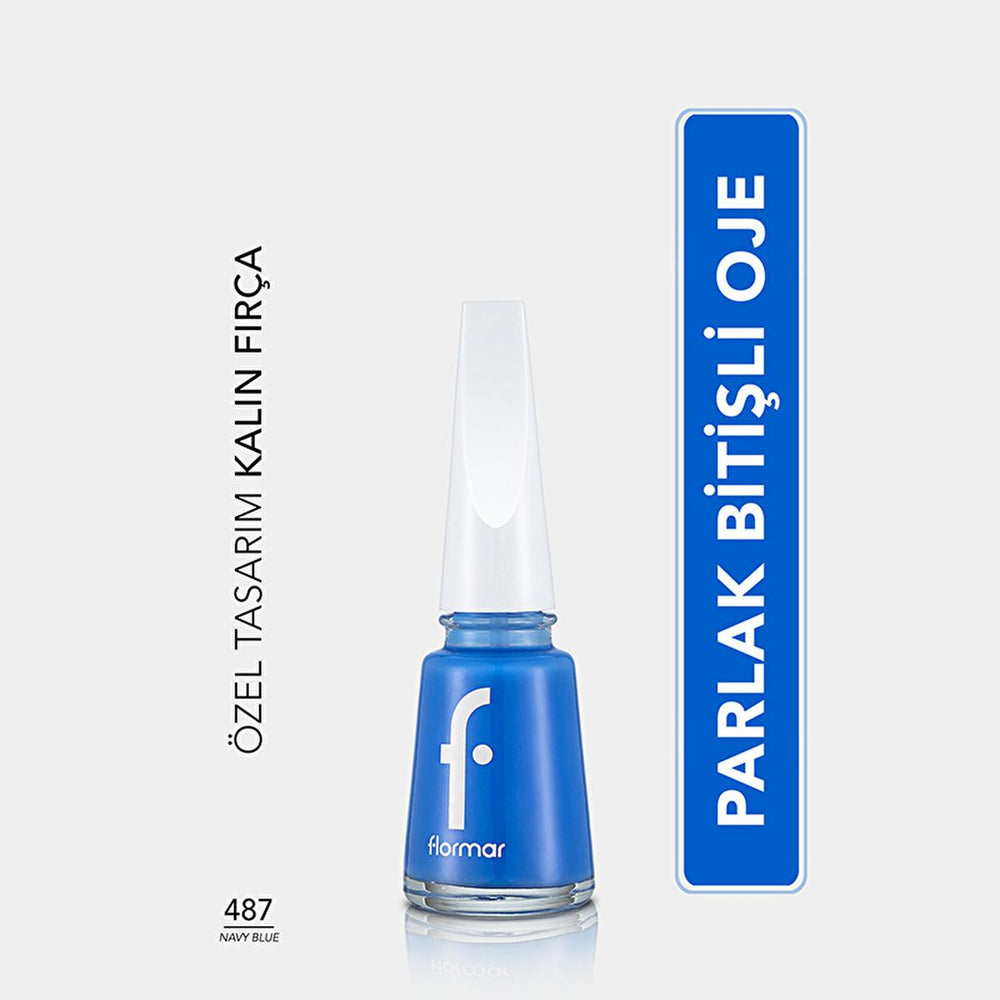 Flormar Navy Blue Nail Polish: High Pigment, Long Lasting, Chip Resistant - Magnesium, Calcium & Sulfur Enriched for Strong, Shiny Nails Flormar Navy Nail Polish: High Pigment & Chip Resistant nail polish, highly pigmented nail polish, long lasting nail polish, chip resistant nail polish, Flormar nail enamel, nail color, nail care products, magnesium calcium sulfur nail polish, nail enamel, navy blue nail polish, blue nail polish, shiny nail polish, strong nails, healthy nails, manicure, pedicure, nail care