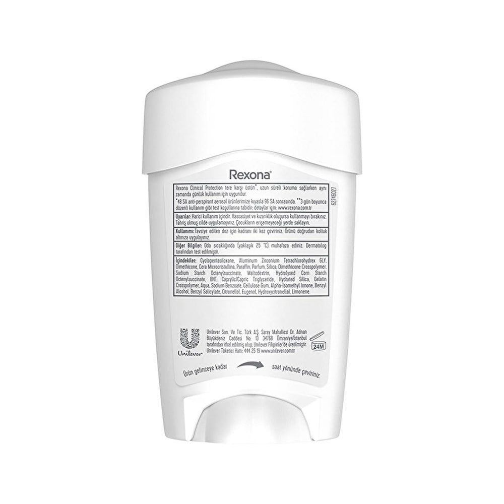 Rexona Clinical Protection Women's Deodorant Stick - 96 Hour Protection, Long-Lasting Antiperspirant for Active - view 6