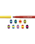 Carioca Magic Color Changing Marker Set (9 Colors + Magic White Pen) | Novelty Art Pens for Kids, Teens & Art Enthusiasts Carioca Magic Markers - Color Changing Fun for Kids! color changing markers, magic marker pens, art marker set, kids coloring markers, color changing art supplies, italian made markers, magink markers, novelty art pen, color transformation markers, markers, pens, coloring supplies, art supplies, kids art supplies, children markers, drawing pens, creative markers, school supplies, gifts f