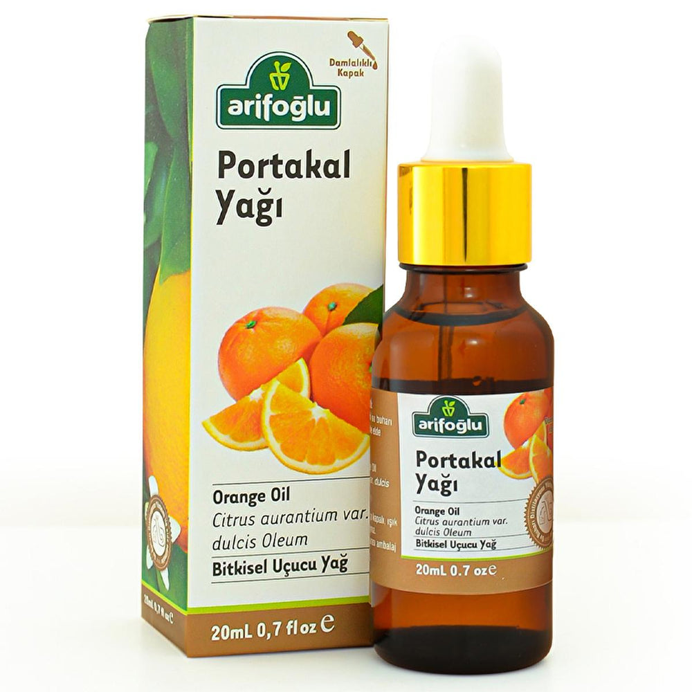 Arifoğlu Orange Essential Oil 20ml - Natural Aromatherapy and Skincare Solution - Vitamin & Supplement