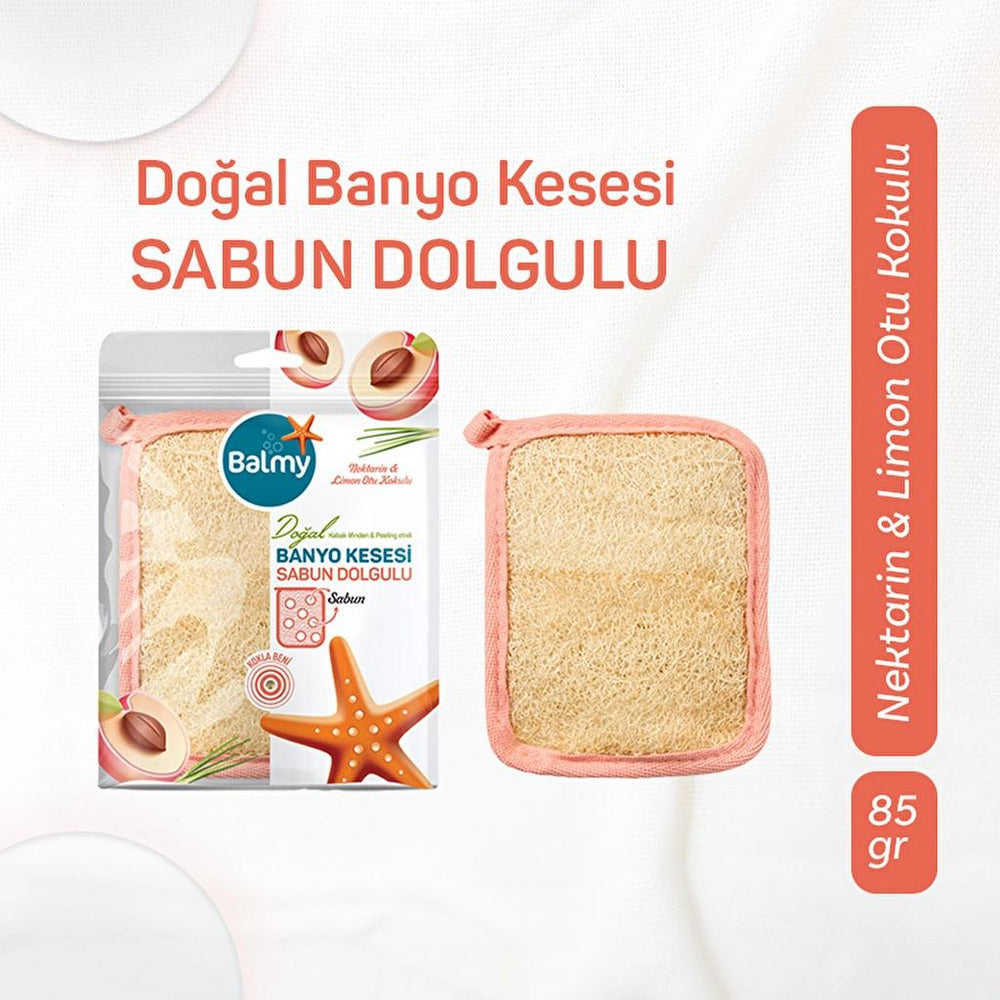 Balmy Nektari Sabun Dolgulu Kabak Banyo Kesesi