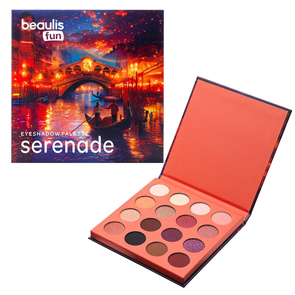 Beaulis Fun Serenade 16-Color Eyeshadow Palette 119 Twilight Glow