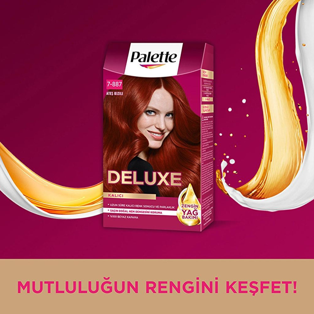 Palette Deluxe Intense Fire Red Hair Dye No 7887 50 ml
