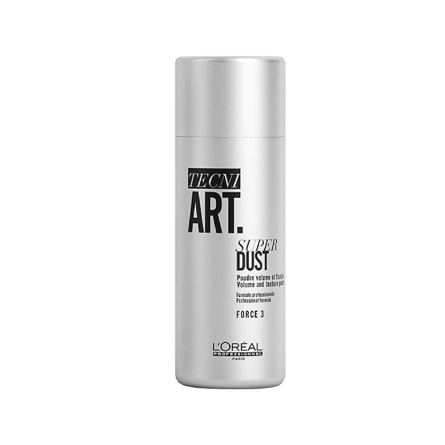 Loreal Professionnel Paris Tecni Art Super Dust Hair Texturizing Powder - 7g, Adds Texture and Volume, Professional Hair Care Loreal Professionnel Paris Tecni Art Super Dust - Hair Texturizing Powder Loreal Professionnel Paris, Tecni Art Super Dust, Hair texturizing powder, Volume enhancing cosmetic, Professional hair care product, Hair styling, Cosmetic powder, Texture and volume, 7g, Travel size, Hair care, Professional hair products, Styling products