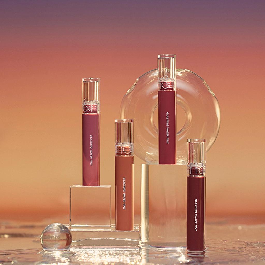 rom&amp;nd Glasting Water Tint Hydrating Lip Gloss 17 Woody Sunset