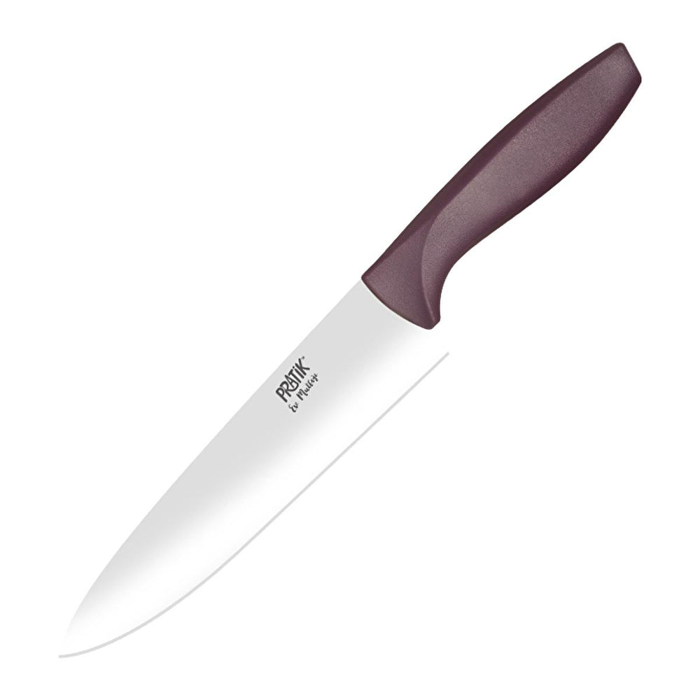 Pratik Ev - High-Carbon Stainless Steel Kitchen Knife with Ergonomic Handle - 7.09 inches Length