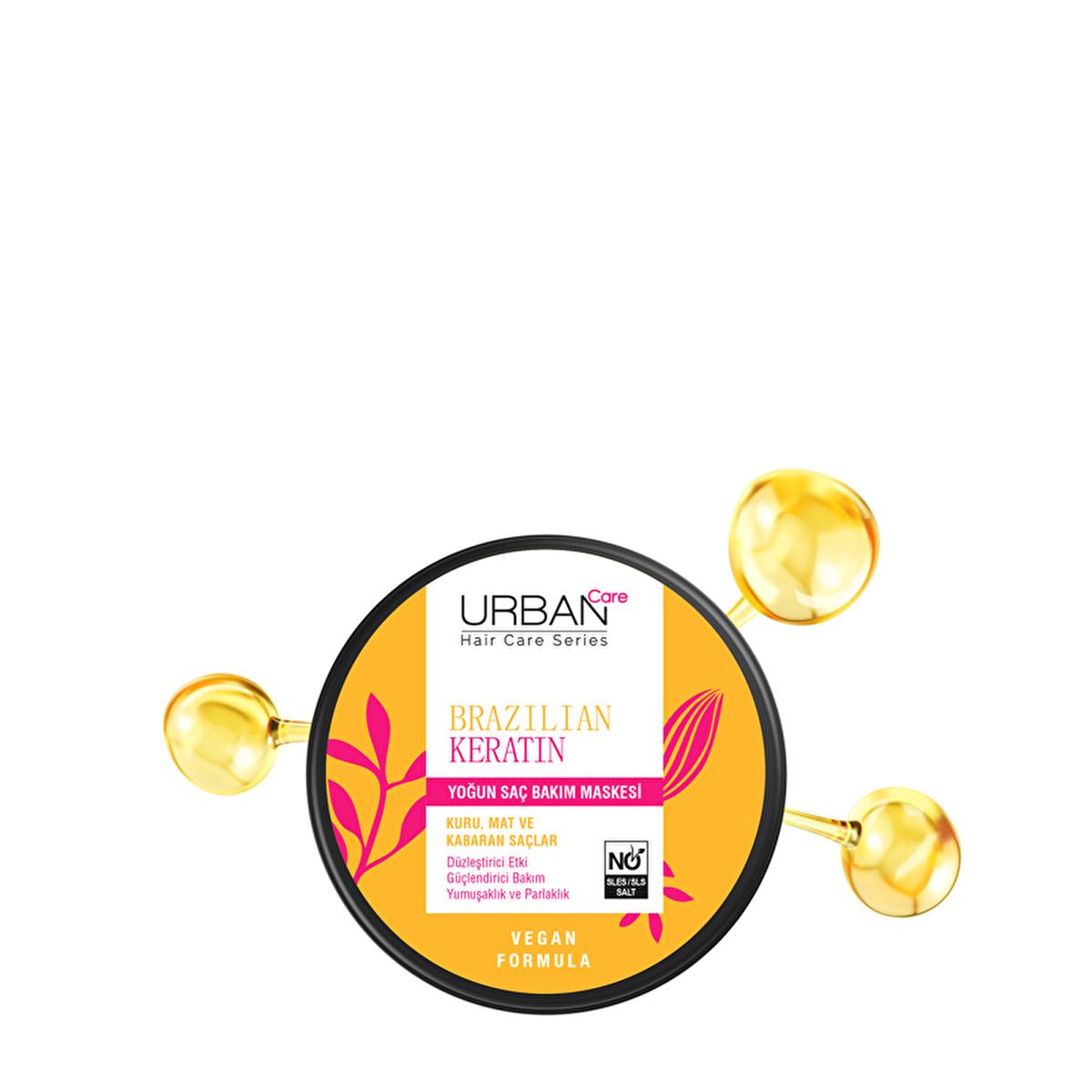 Urban Care Keratin Hair Care Mask - Intensive Nourishment, Vegan, Dermatologically Tested Urban Care Keratin Hair Mask for Nourished Hair Hair Care Mask, Keratin Hair Treatment, Vegan Hair Care, Natural Hair Nourishment, Dermatologically Tested Hair Products, Hair Repair, Intensive Hair Mask, Vegan Beauty, Cruelty-Free Hair Care, Hair Nourishment, Marula Oil Benefits, Keratin for Hair