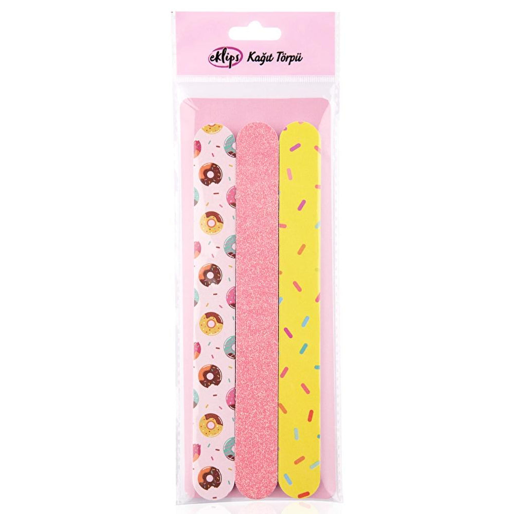 Eklips Paper Nail File Set for Smooth Shaping 3-Pack